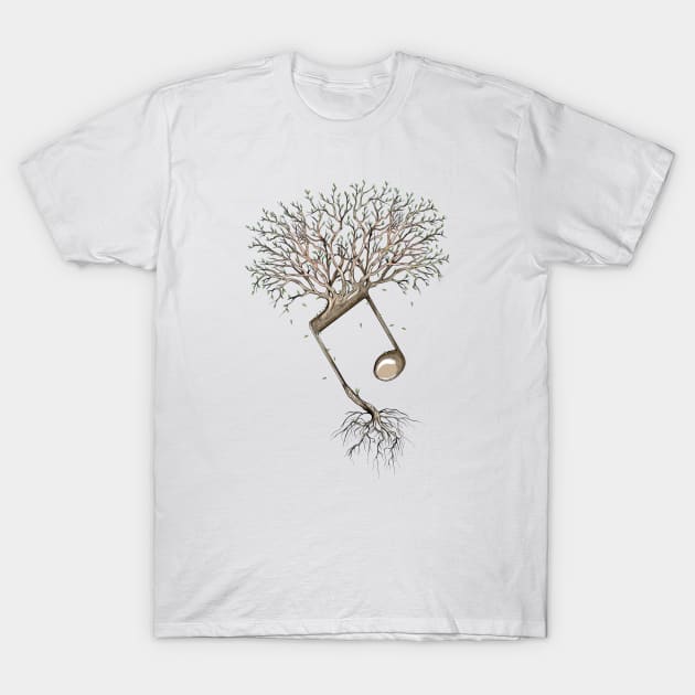 The notes grow T-Shirt by Arash Shayesteh